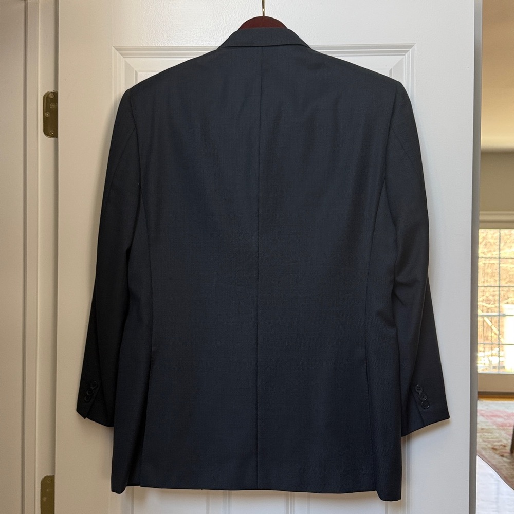 Canali Dark Blue Three-Button Single-Breasted Sui… - image 3